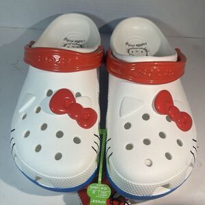 Crocs X Hello Kitty Classic Clog 50th Anniversary 2024 Size M10/W12 NWT
